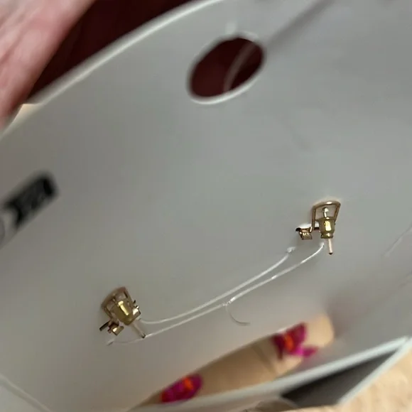 NWT Zara Limited Edition Floral Beaded Earrings - Picture 7 of 8